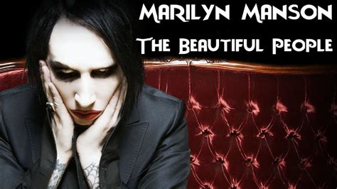 beautiful people marilyn manson letra|More.